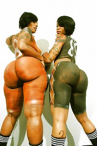 ebony sweetheart WITH massive arse - londonlad