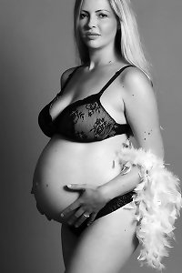 sensual bbw girl sensually posing while wearing underwear
