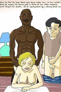 Mostly bi-racial hotwife